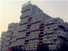 [鄭州真石漆]富士康冠達花園個性設(shè)計，只用超前單彩真石漆